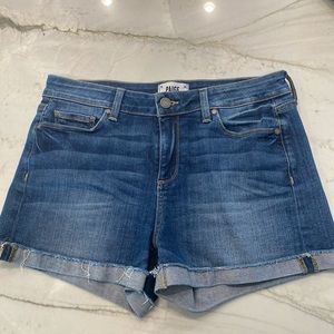 Paige denim shorts.